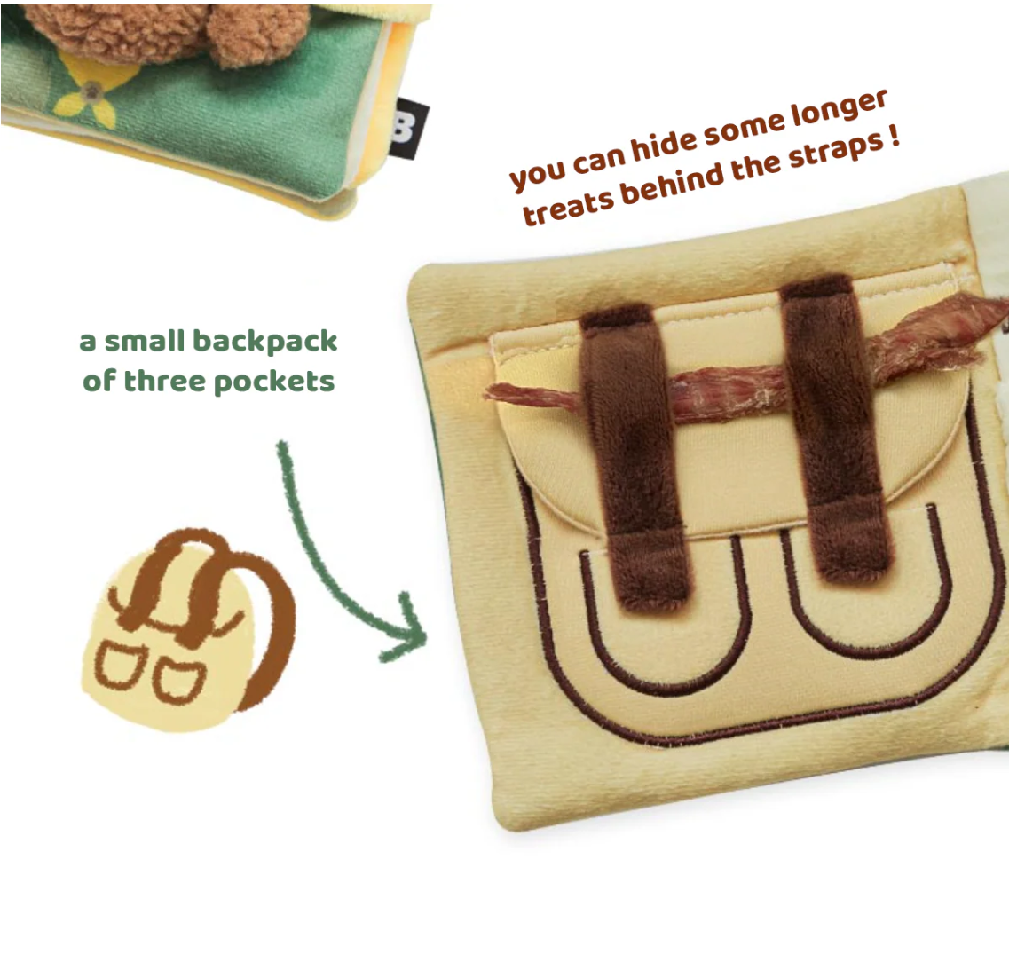 Woof Woof Scouts Book Nosework Dog Toy