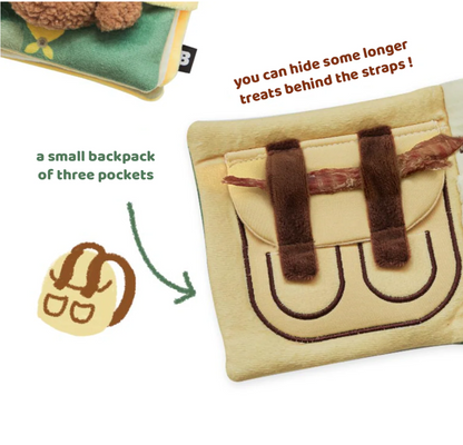 Woof Woof Scouts Book Nosework Dog Toy
