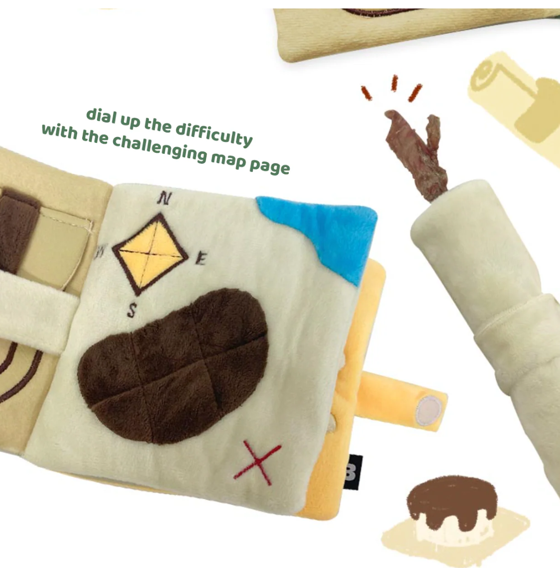 Woof Woof Scouts Book Nosework Dog Toy